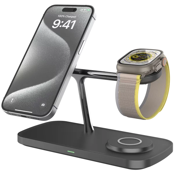 Wireless charger Proove Magnetic Field Pro 3 in 1 Qi2 - Foto 2