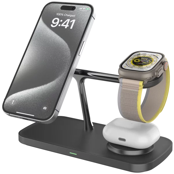 Wireless charger Proove Magnetic Field Pro 3 in 1 Qi2 - Foto 3