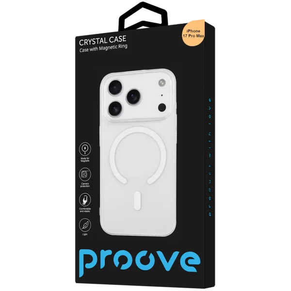 Proove Crystal Case with Magnetic Ring iPhone 17 Pro Max - foto 2