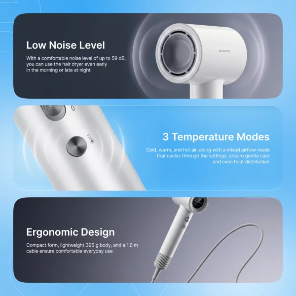 Hair Dryer Proove Luna (1500W) - Photo 7