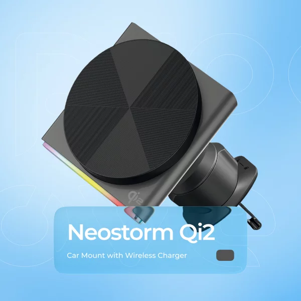 Car Mount With Wireless Charger Proove Neostorm Qi2 15W - foto 3