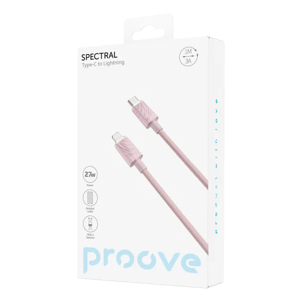 Kabel Proove Spectral Type-C to Lightning 27W (1m) - Zdjęcie 1