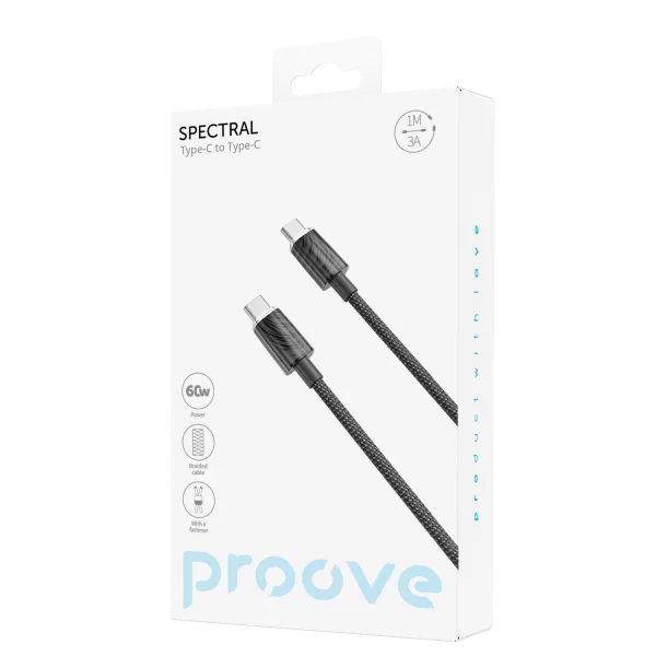 Cable Proove Spectral Type-C to Type-C (1m) - Photo 1