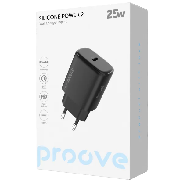 Wall Charger Proove Silicone Power 2 25W (Type-C) - Photo 1