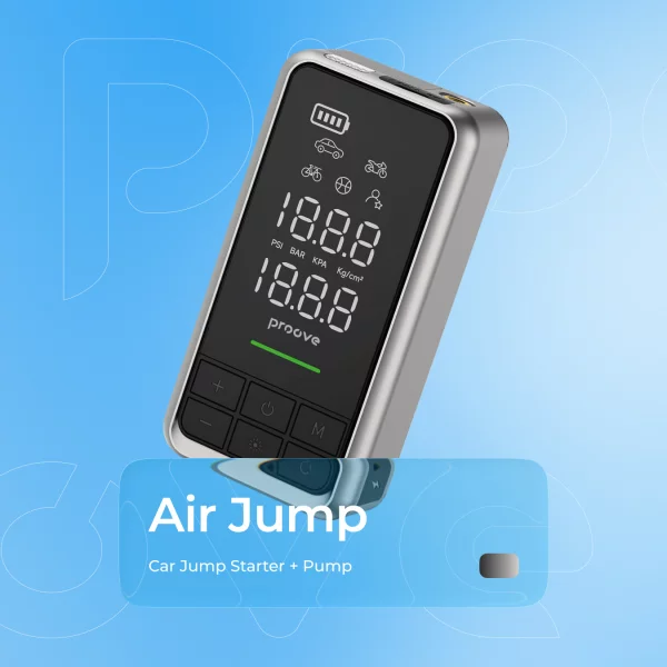 Car Jump Starter Proove 2 in 1 Air Jump + Pump 10400mAh 1000A - 照片 4