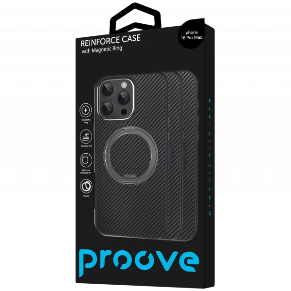 Proove Reinforce Case with Magnetic Ring iPhone 16 Pro Max - Photo 2