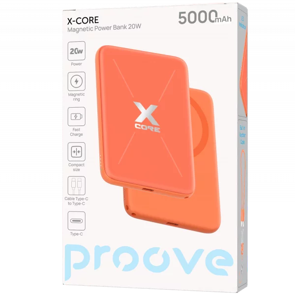 Power Bank Proove X-Core 20W 5000mAh With Cable Type-C to Type-C - Photo 12