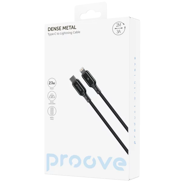 Cable Proove Dense Metal Type-C to Lightning 27W (2m) - Photo 4