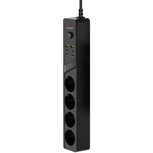 Power Strip Proove Power Socket P-04C (4 EU AC Power Sockets + 2 USB + 4 Type-C) 3М - photo 1