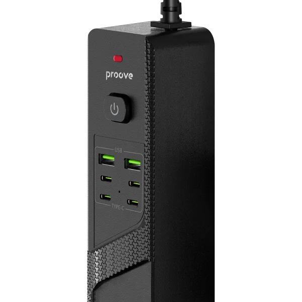 Power Strip Proove Power Socket P-04C (4 EU AC Power Sockets + 2 USB + 4 Type-C) 3М - photo 2