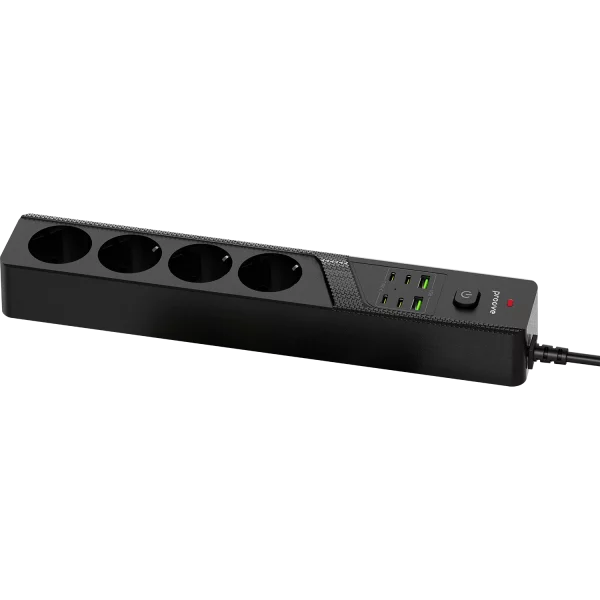 Power Strip Proove Power Socket P-04C (4 EU AC Power Sockets + 2 USB + 4 Type-C) 3М - photo 3