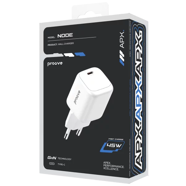Wall Charger Proove APX Node 45W GaN (Type-C) - foto 4
