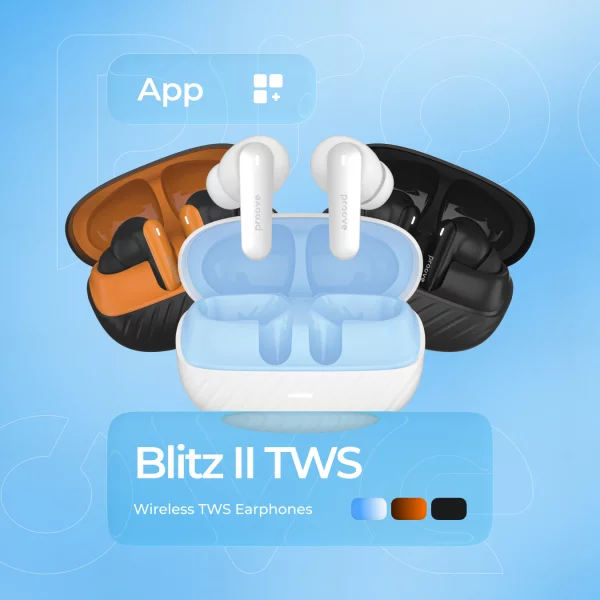 Wireless Earphones Proove Blitz II TWS with Hybrid ANC (APP) - Photo 3