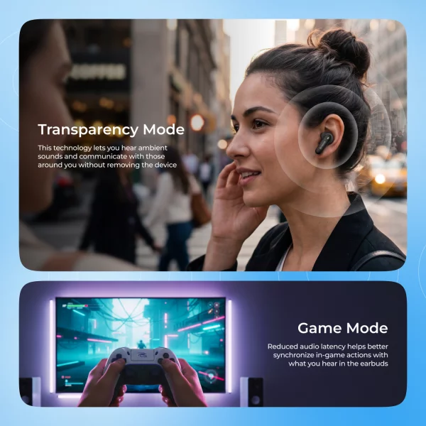 Wireless Earphones Proove Blitz II TWS with Hybrid ANC (APP) - Photo 4
