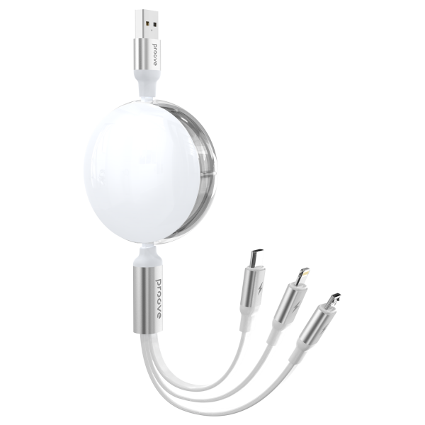 Cable Proove Triple Sync 3 in1 Type-C + Micro USB + Lightning (1.2m) - Photo 2