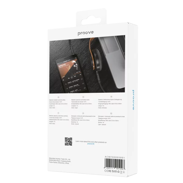 Cable AUX Proove Weft (1m) - Photo 2