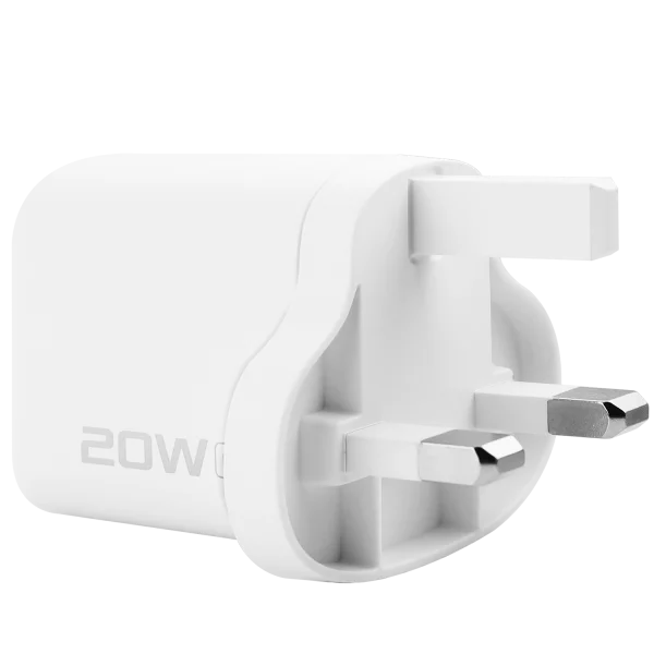 Wall Charger Proove Silicone Power 2 20W (Type-C) + Cable Type-C to Type-C 60W (1m) UK - Photo 1