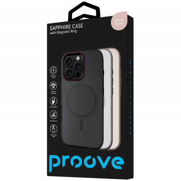 Proove Sapphire Case with Magnetic Ring iPhone 16 Pro - Photo 2