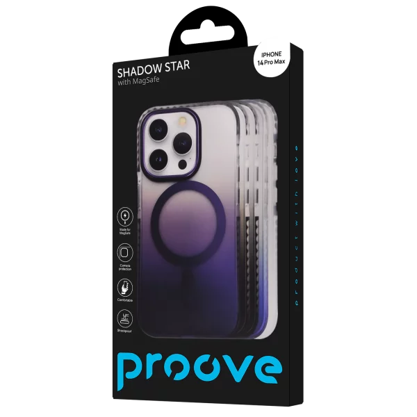Proove Shadow Star Case with Magnetic Ring iPhone 14 Pro Max - Photo 2