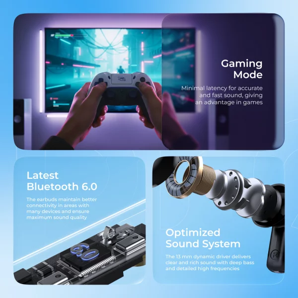 Wireless Earphones Proove NoLimit TWS with Hybrid ANC (APP) - foto 7