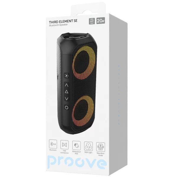 Tragbarer Lautsprecher Proove Third Element SE 20W (APP) - Foto 8