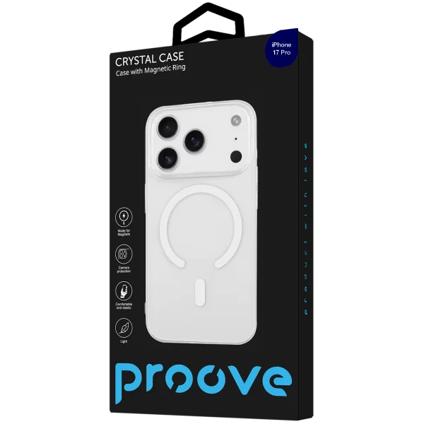 Proove Crystal Case with Magnetic Ring iPhone 17 Pro - foto 3