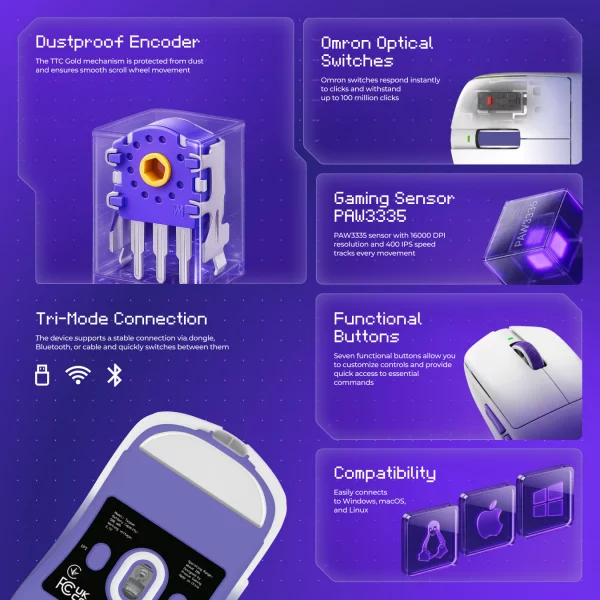 Wireless Mouse Proove Gaming Taipan Max - fotoğraf 5
