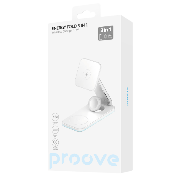 Wireless charger Proove Energy Fold 3 in 1
