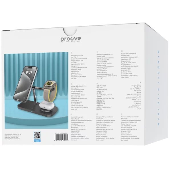 Wireless charger Proove Magnetic Field Pro 3 in 1 Qi2 - Photo 2