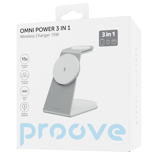 Wireless charger Proove Omni Power 3 in 1