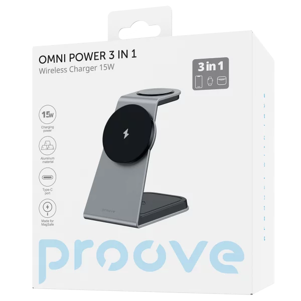 Wireless charger Proove Omni Power 3 in 1 - Photo 1