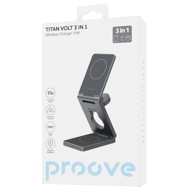 Wireless charger Proove Titan Volt 3 in 1 - Photo 6