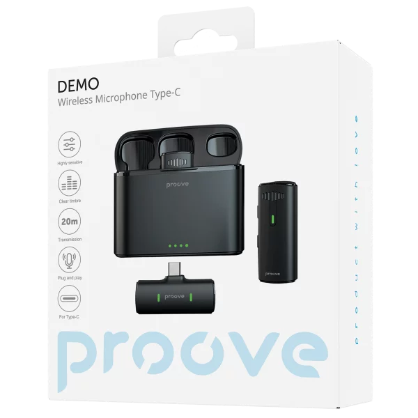 Wireless Microphone Proove Demo Type-C - Photo 1