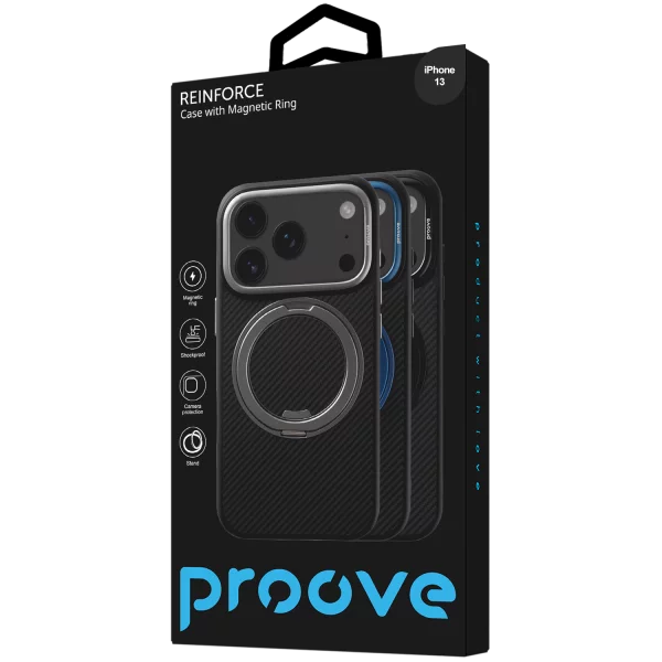 Proove Reinforce Case with Magnetic Ring iPhone 13 - Foto 2