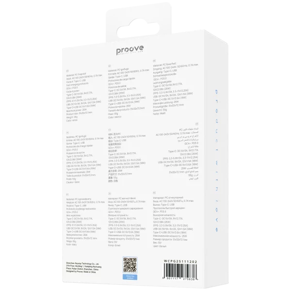 Wall Charger Proove Pocket GaN Plus 25W (Type-C + USB) - Foto 5
