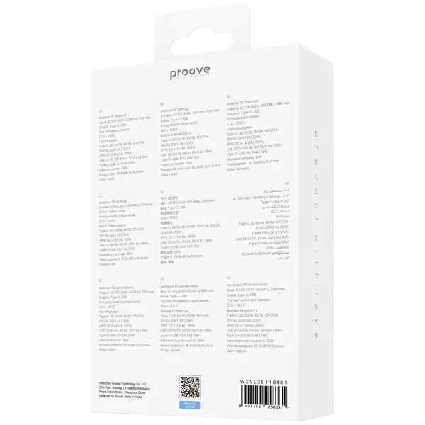 Wall Charger Proove Slender 30W (Type-C + USB) - foto 2