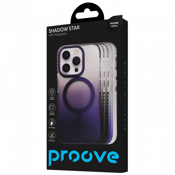 Proove Shadow Star Case with Magnetic Ring iPhone 15 Pro - Photo 2
