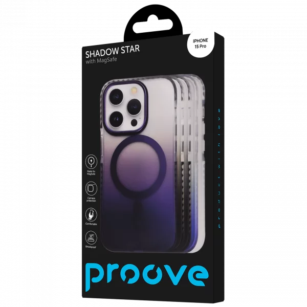 Proove Shadow Star Case with Magnetic Ring iPhone 15 Pro - Photo 2