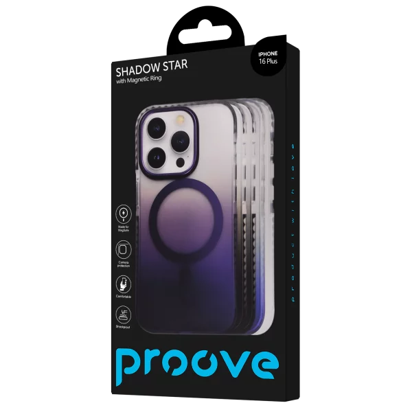 Proove Shadow Star Case with Magnetic Ring iPhone 16 Plus - Photo 2