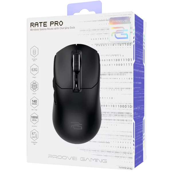 Wireless Mouse Proove Gaming Rate Pro + charging station - fotoğraf 9