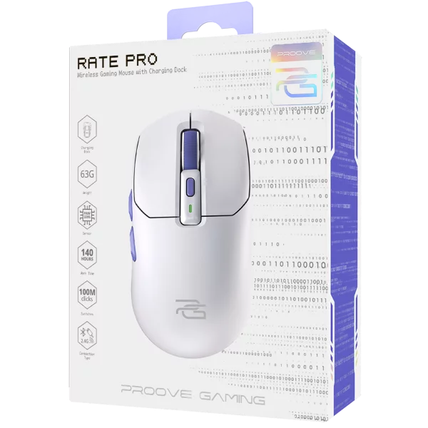 Wireless Mouse Proove Gaming Rate Pro + charging station - Foto 9