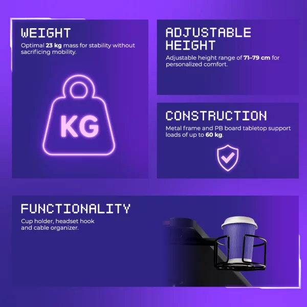 Table Proove Gaming PVP - Foto 7