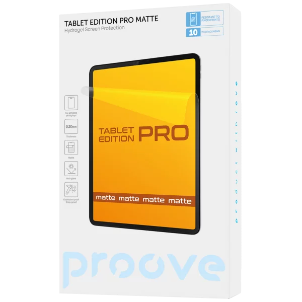 Protective hydrogel film Proove Hydrogel Screen Protection TABLET EDITION PRO Matte
