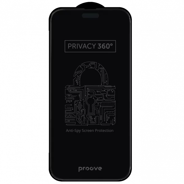Protective glass Proove Privacy 360 iPhone 17 Pro - 照片 1
