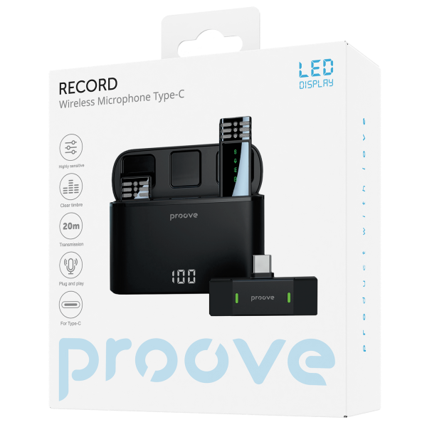 Wireless Microphone Proove Record Type-C