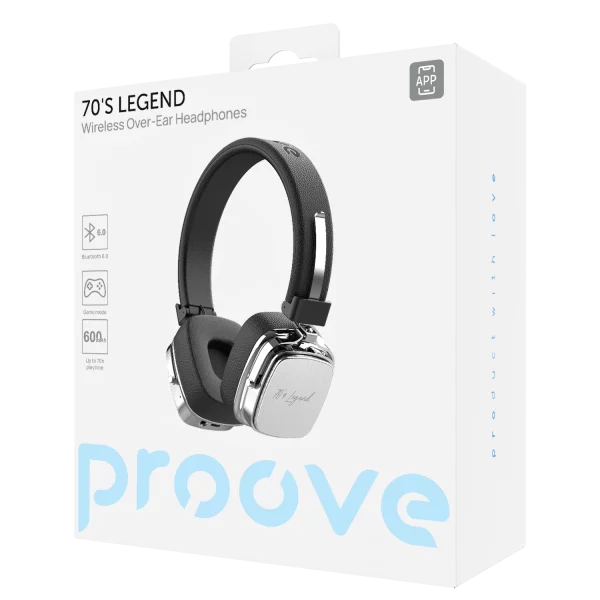 Wireless Headphones Proove 70’s Legend (APP) - fotoğraf 1