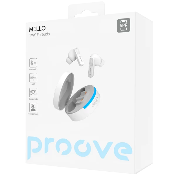 Wireless Earphones Proove Mello TWS with ANC (APP) - Foto 1