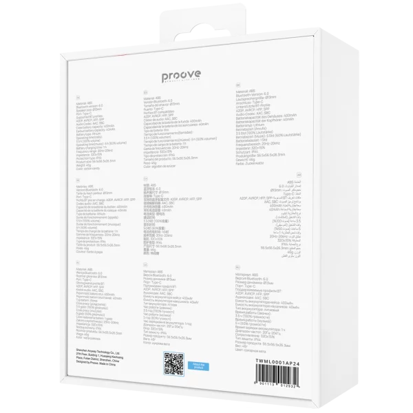 Wireless Earphones Proove Mello TWS with ANC (APP) - fotoğraf 2