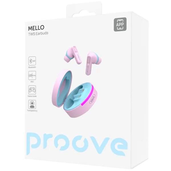 Wireless Earphones Proove Mello TWS with ANC (APP) - fotoğraf 1