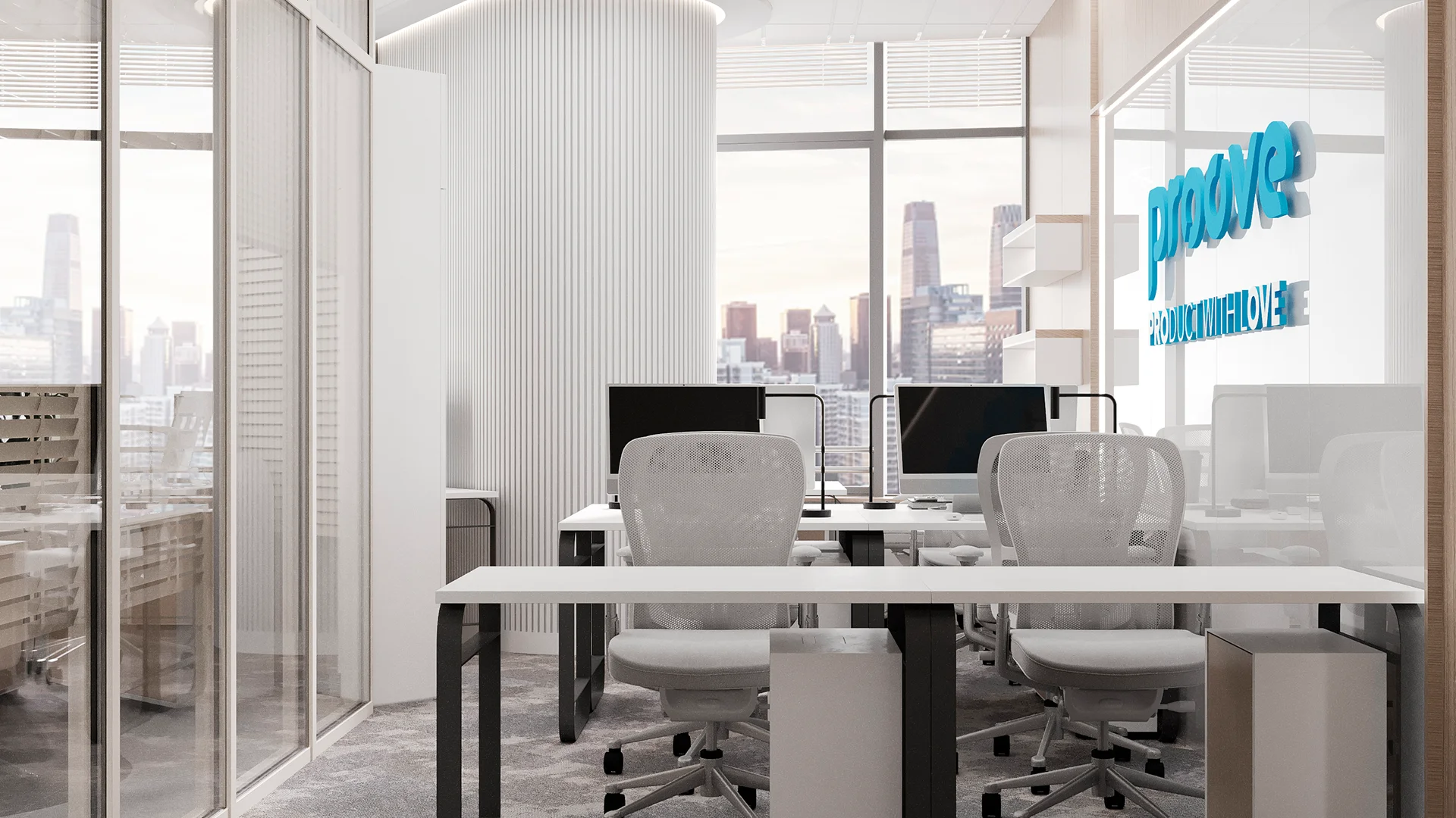 Proove office in SEG Plaza, Shenzhen